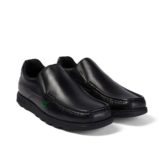 Kickers 114227 FRAGMA SLIP Boys School Shoes Black