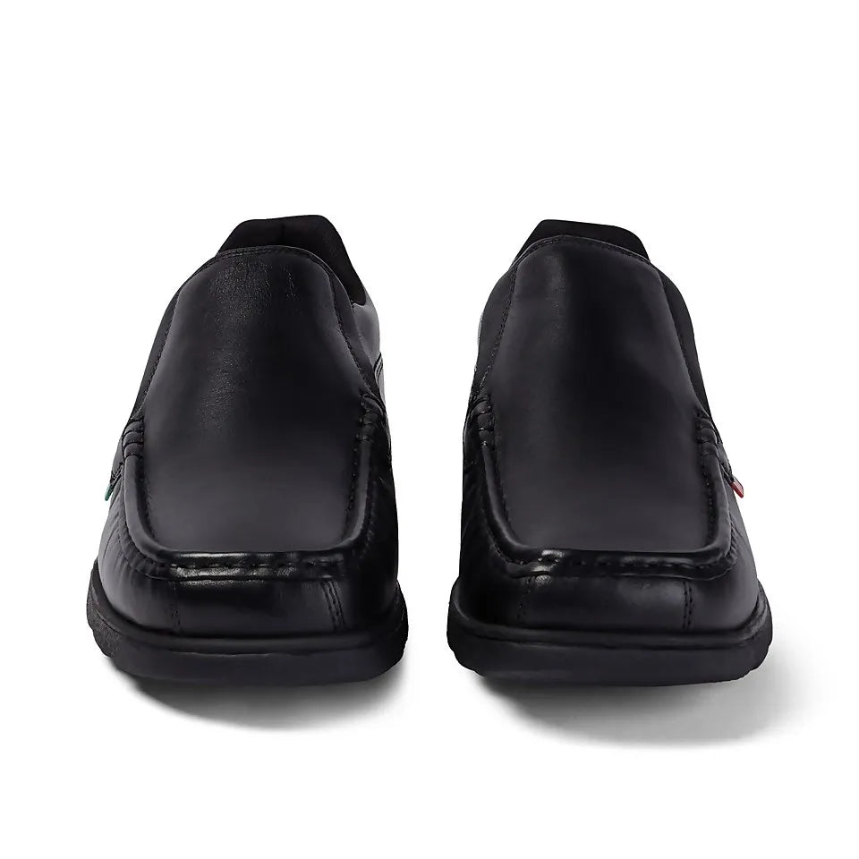 Kickers 114227 FRAGMA SLIP Boys School Shoes Black