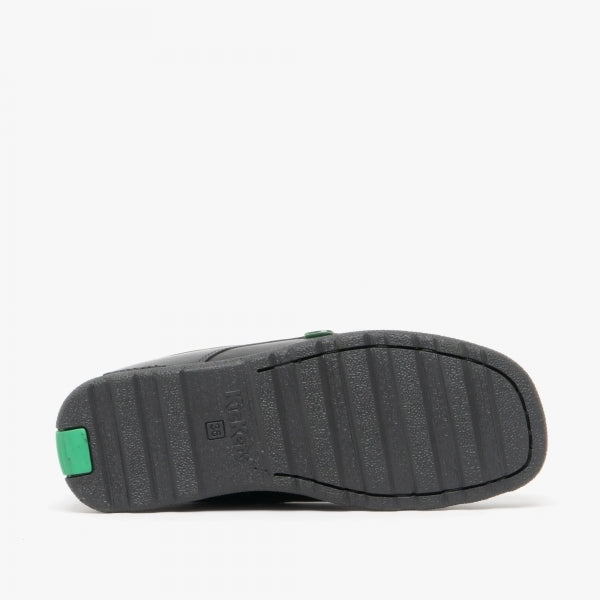 Kickers 114243 FRAGMA LACE 4 EYE Boys School Shoes Black