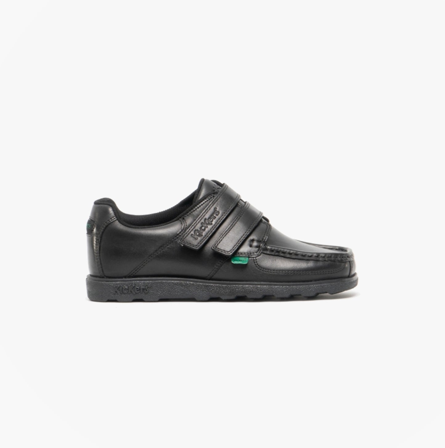 Kickers 114244 FRAGMA STRAP Boys School Shoes Black
