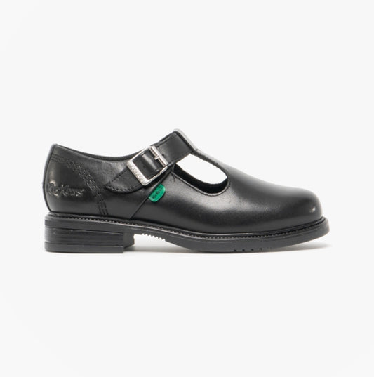 Kickers 114824 LACH Girls School Shoes Black