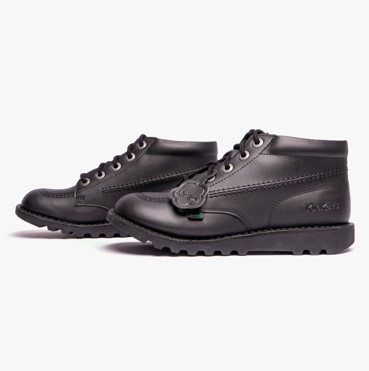 Kickers KICK HI VEGAN SYNT YU Unisex Kids School Shoes Black