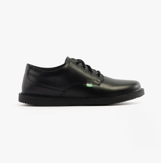 Kickers 117217 KOPI DERBY Boys School Shoes Black