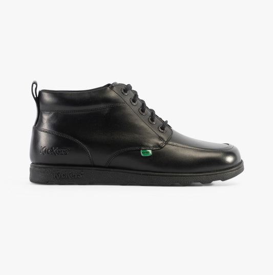 Kickers 117606 FRAGMA CHUK Boys School Boots Black