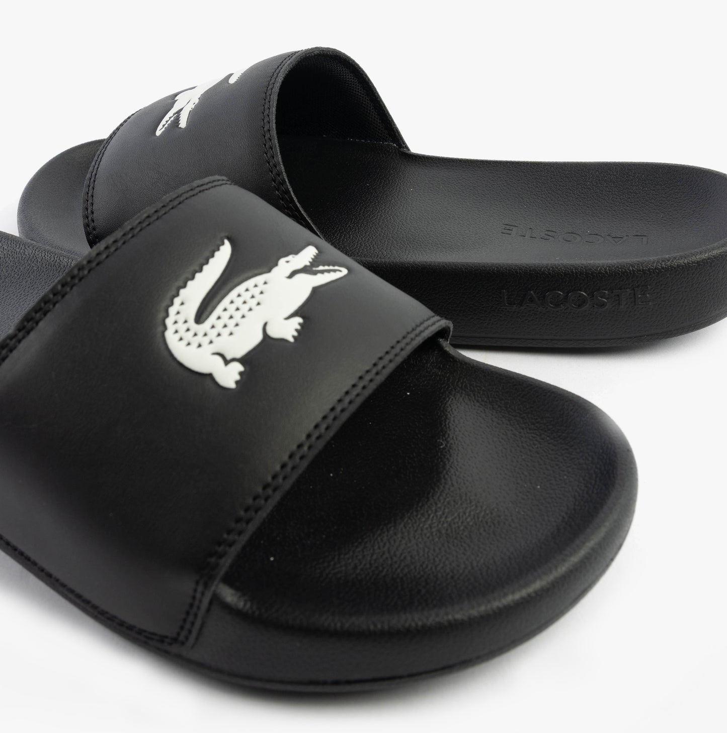 Lacoste SERVE SLIDE 0.0 Mens Slides Black/White