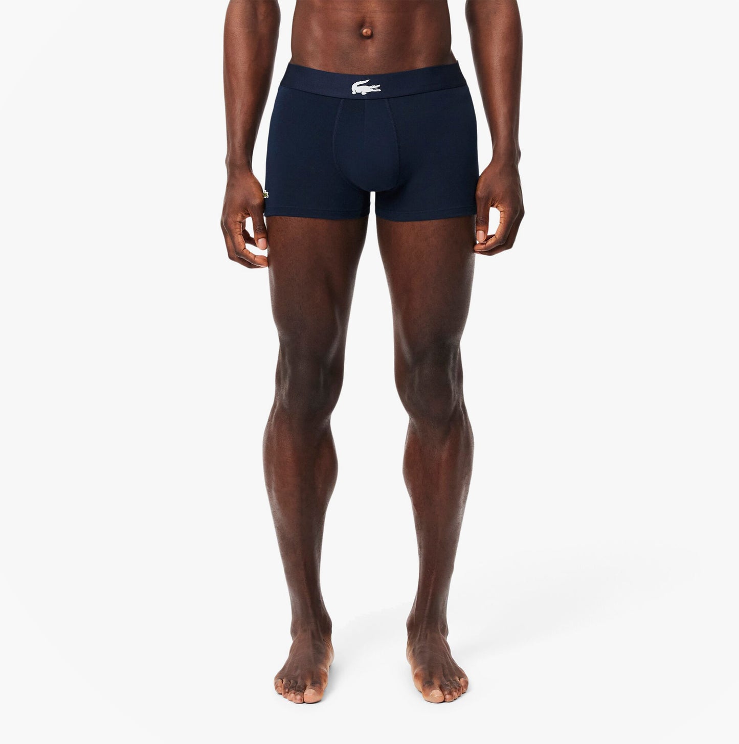 Lacoste 3 Pack Trunks Mens Trunks Thyme/Navy Blue/White