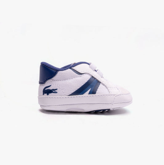 Lacoste L004 CRIB Unisex Kids Casual White/Blue