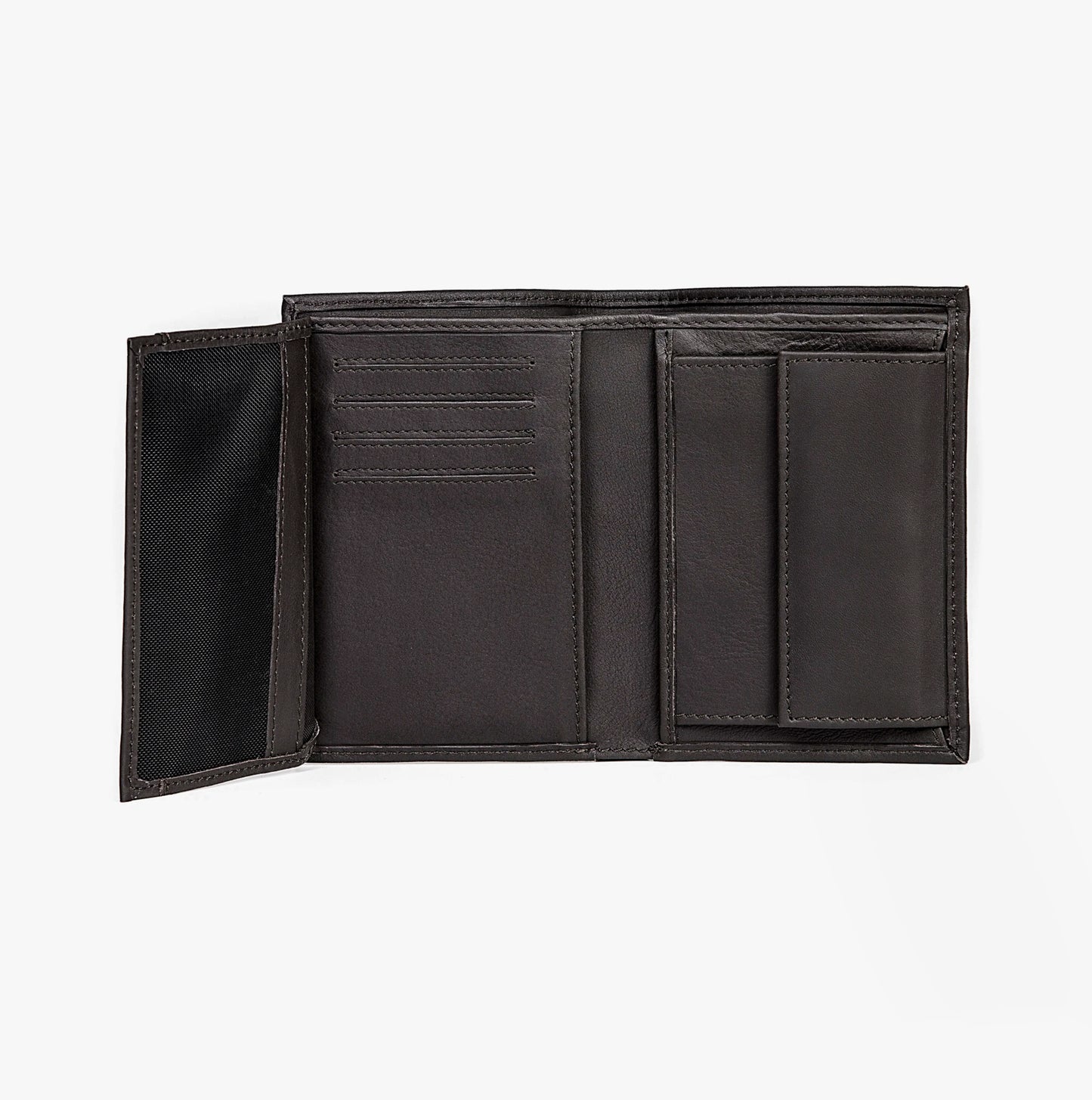 Levi's VINTAGE TWO HORSE VERTICAL COIN Mens Wallet Brown