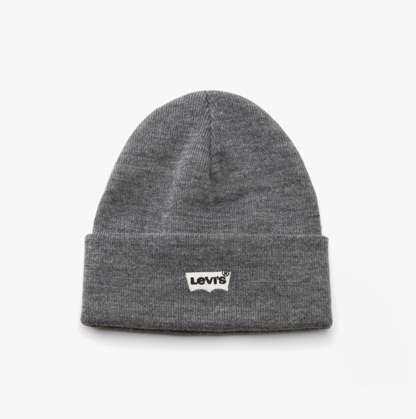 BATWING EMBROIDERED SLOUCHY BEANIE Mens Regular Grey