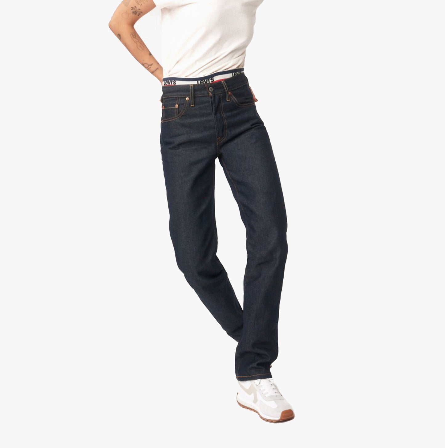 Levi's STRYDER RED TAB S Womens Trainers Regular White