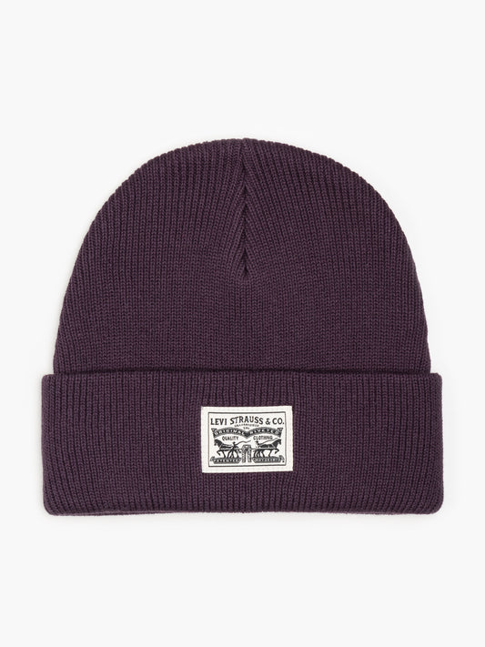 Levi's BACKPATCH BEANIE Womens Dark Purple