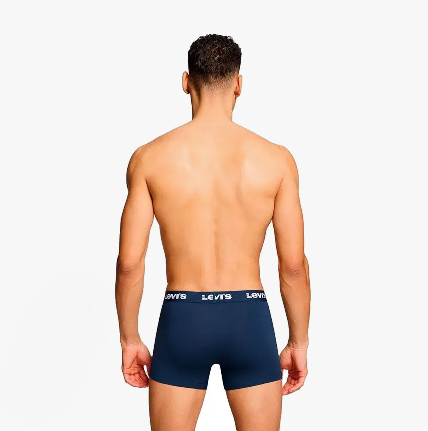 Levi's REPEAT LOGO Mens 2 Pack Trunks Navy