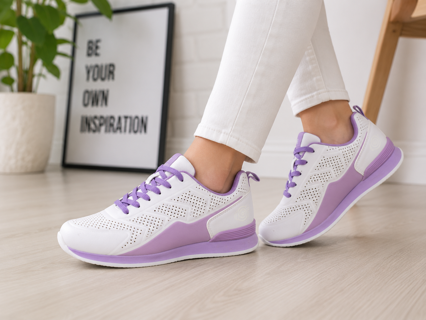 DEK BLOCKER Ladies Shoes White/Lilac