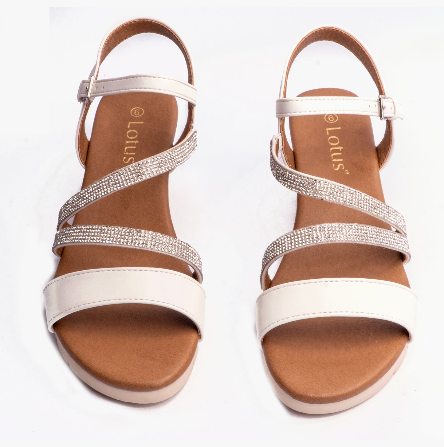 Lotus GOLDIE Womens Sandals White