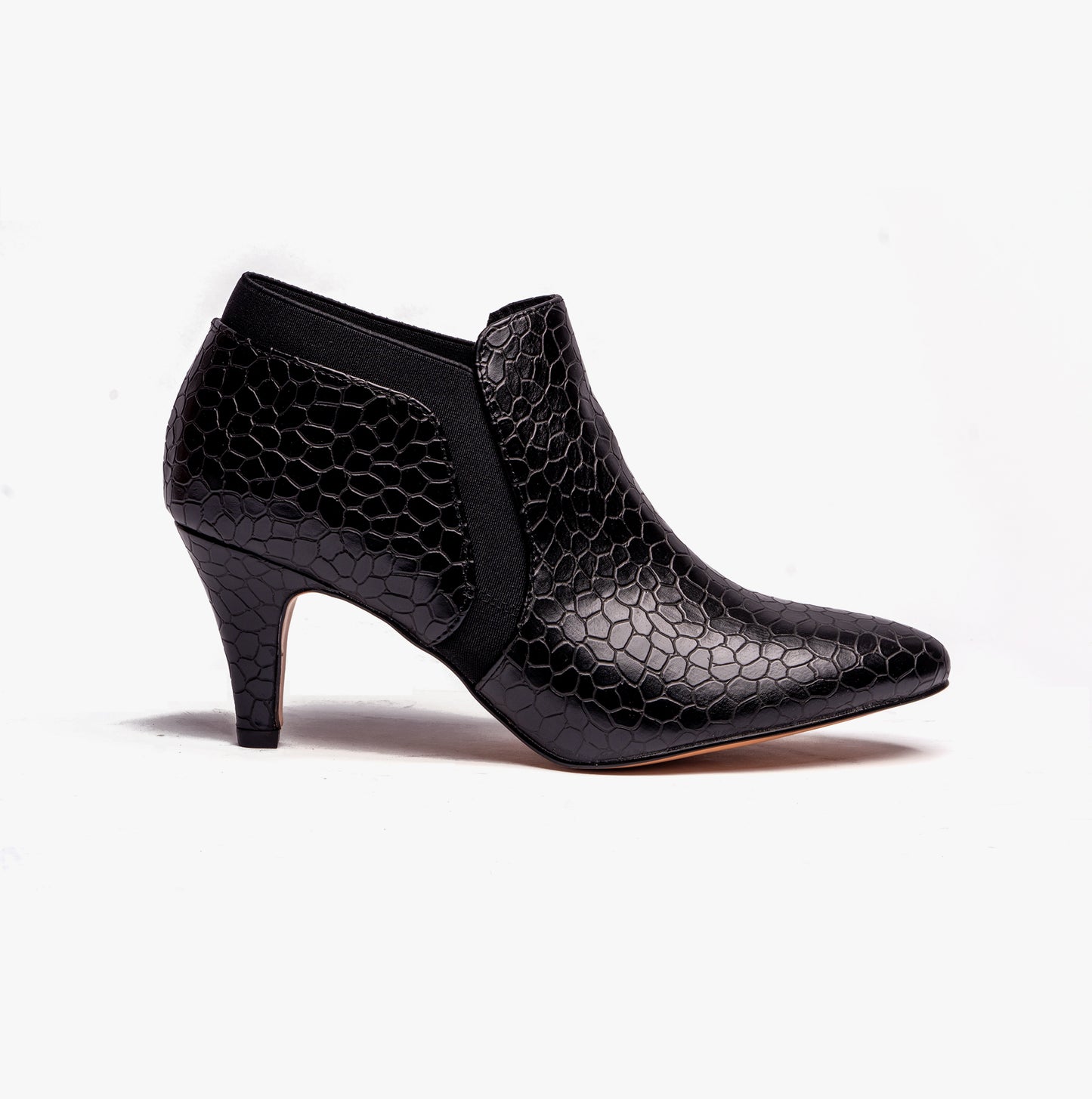 Lotus KRISTINA Womens Shoe Boot Black Croc