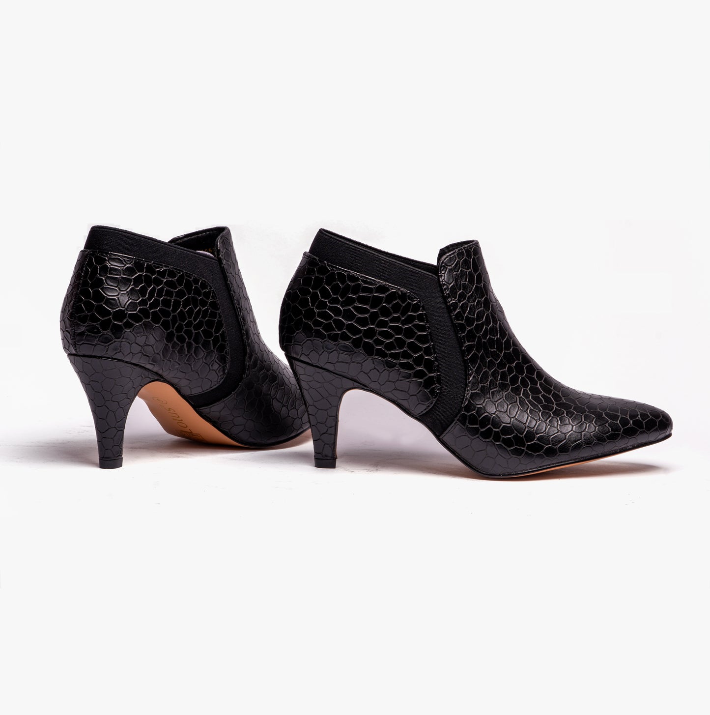 Lotus KRISTINA Womens Shoe Boot Black Croc