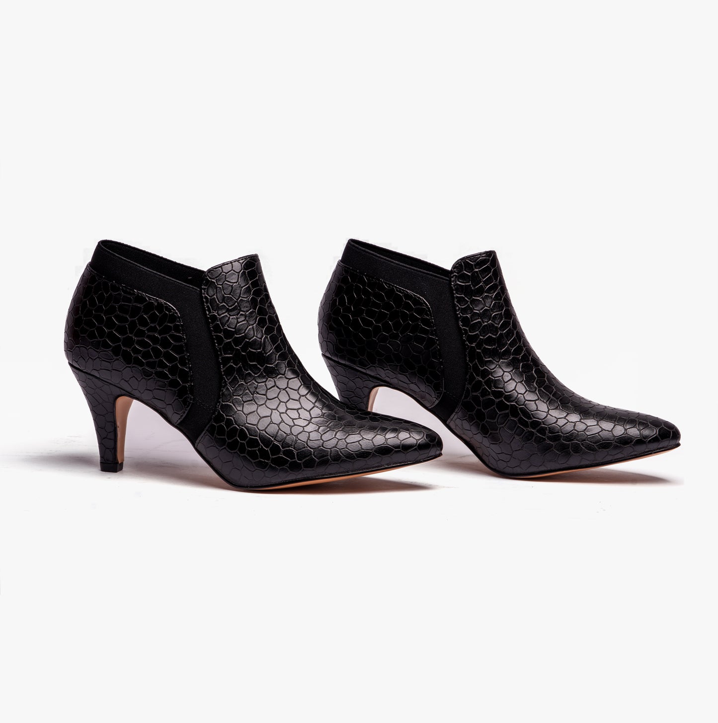 Lotus KRISTINA Womens Shoe Boot Black Croc