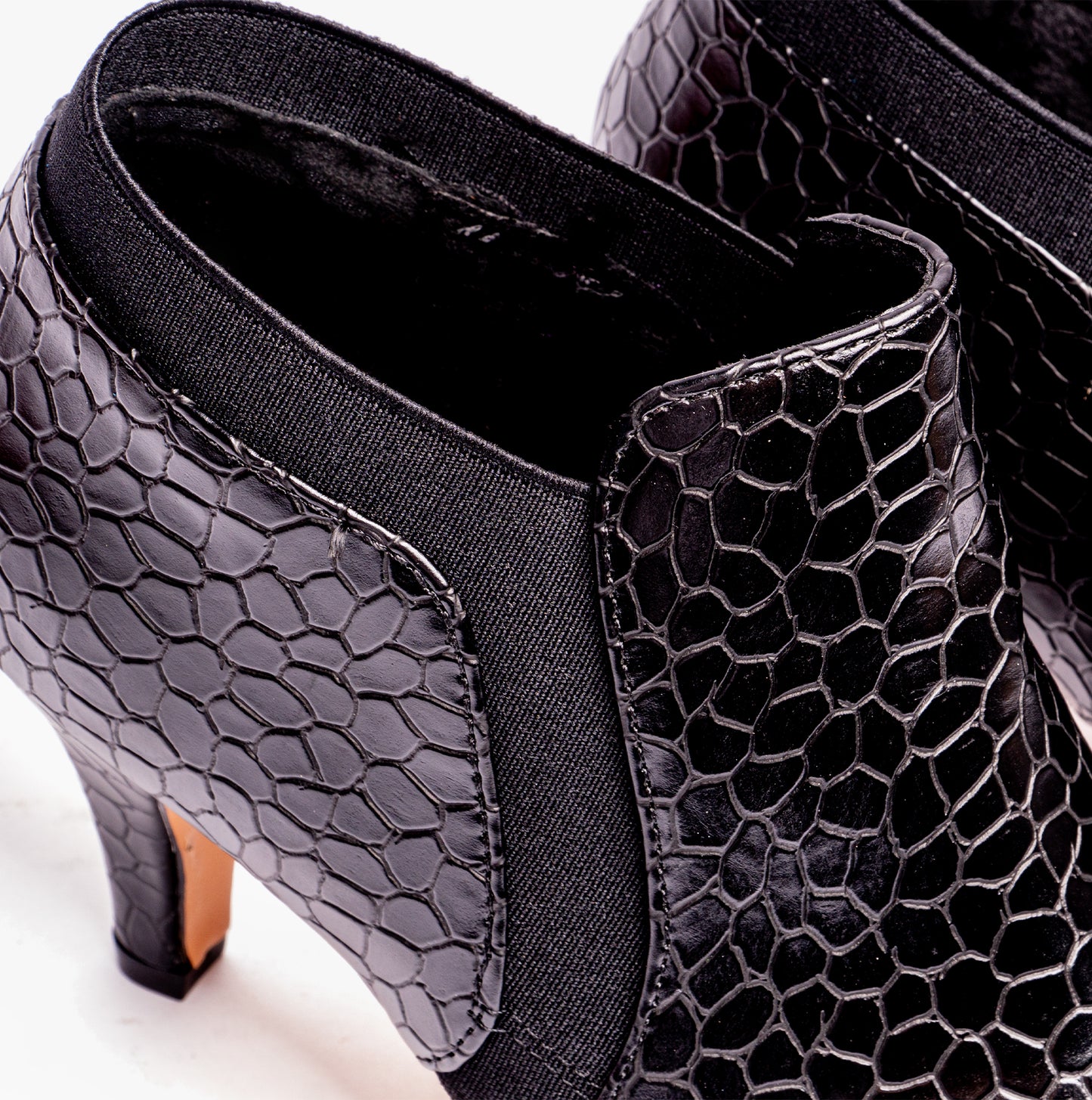 Lotus KRISTINA Womens Shoe Boot Black Croc