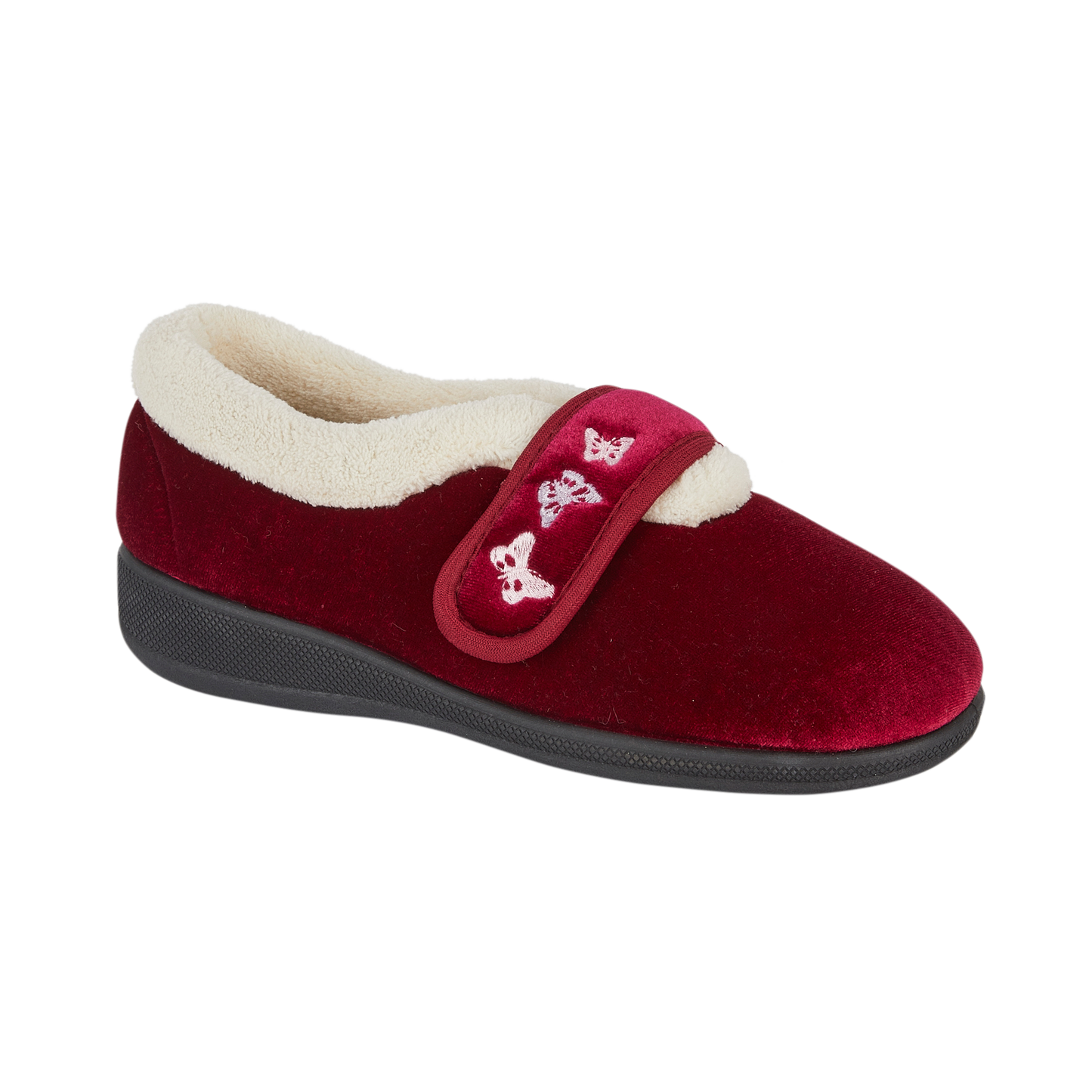 Jo & Joe MATILDA Womens Touch Fasten/Velcro Wine