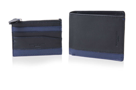 Silver Street London TURIN Mens Wallet Blue