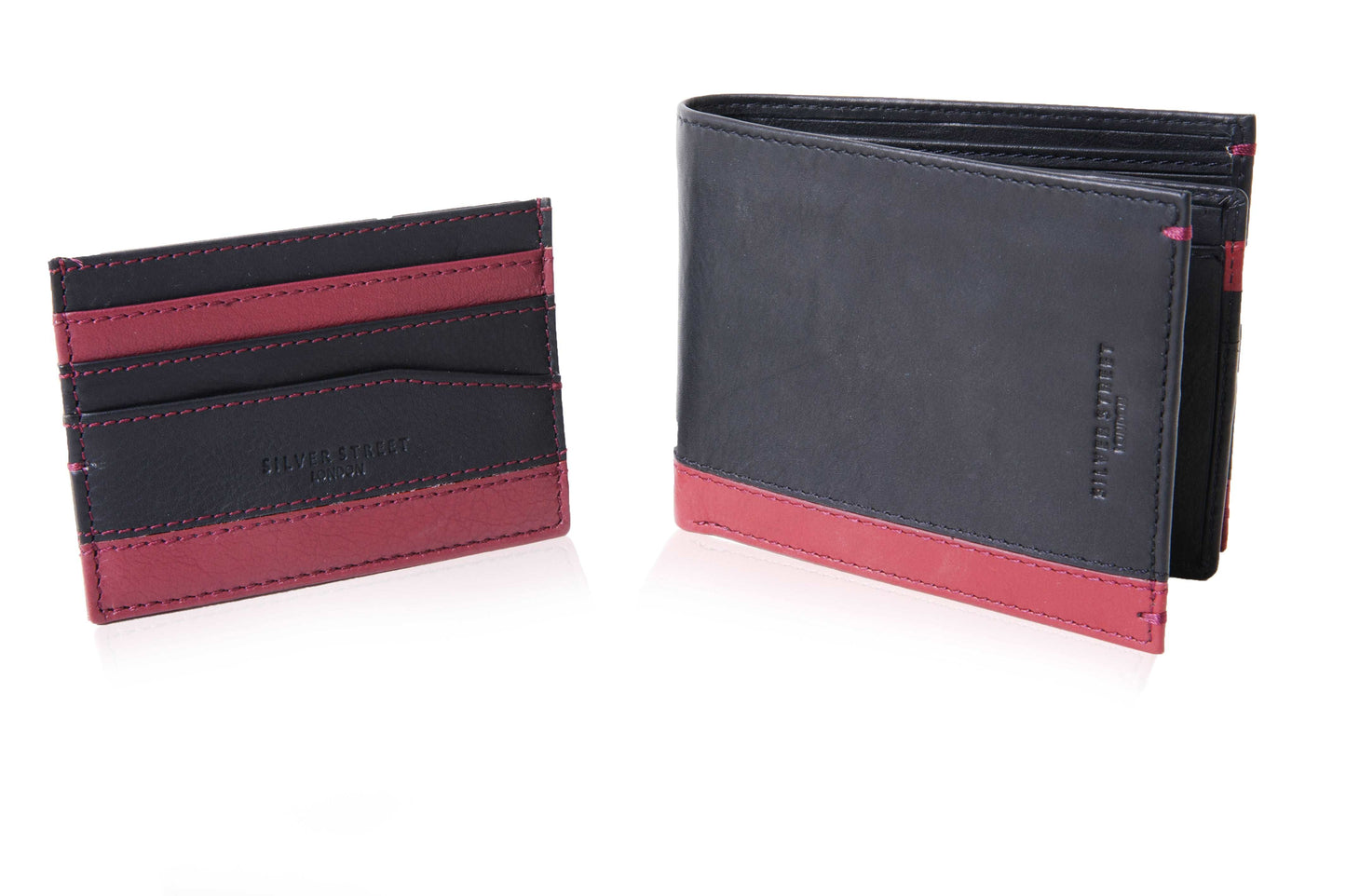 Silver Street London TURIN Mens Wallet Red