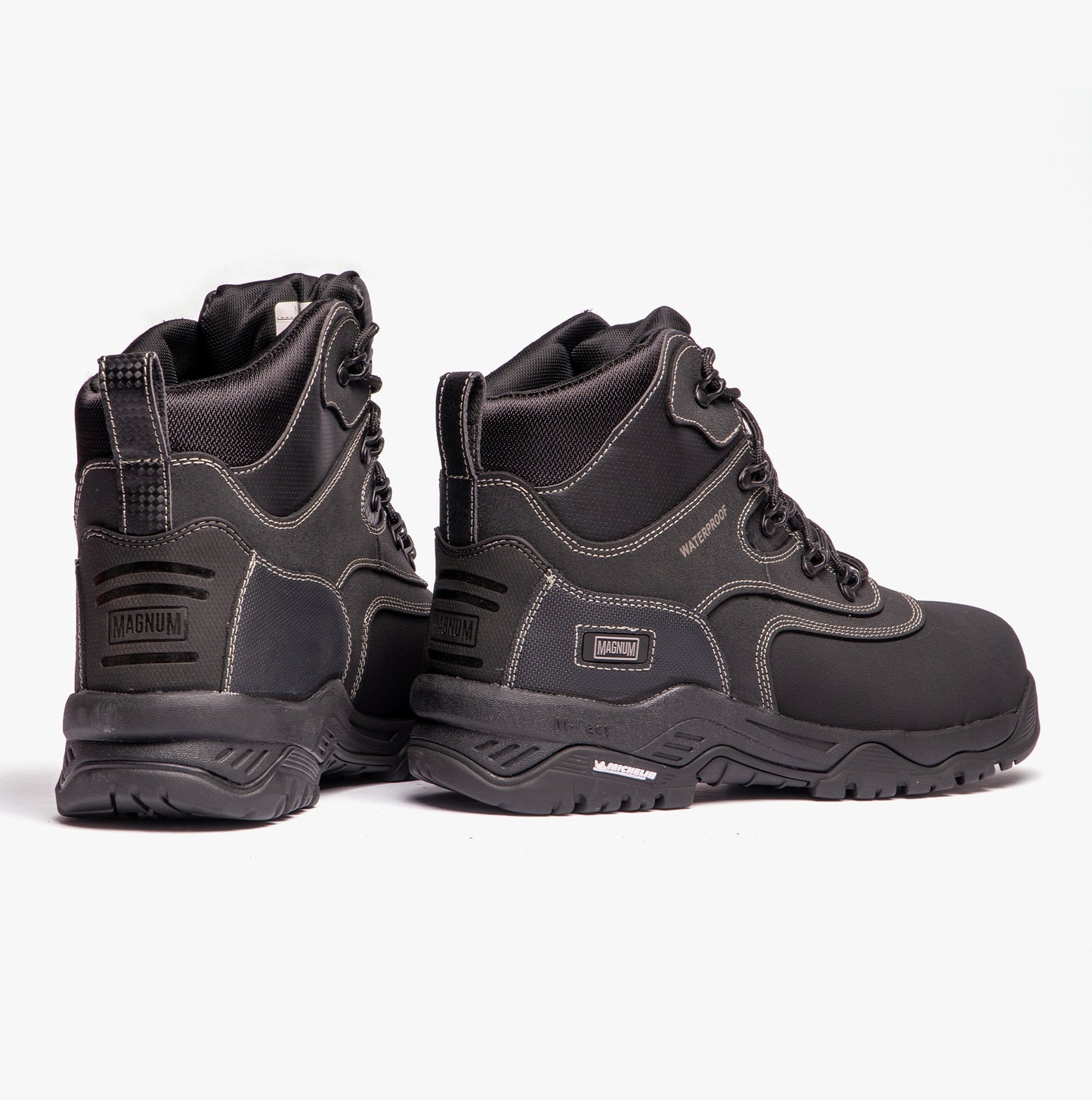 Magnum BROADSIDE 6.0 Mens Leather Industrial Safety Boots Black