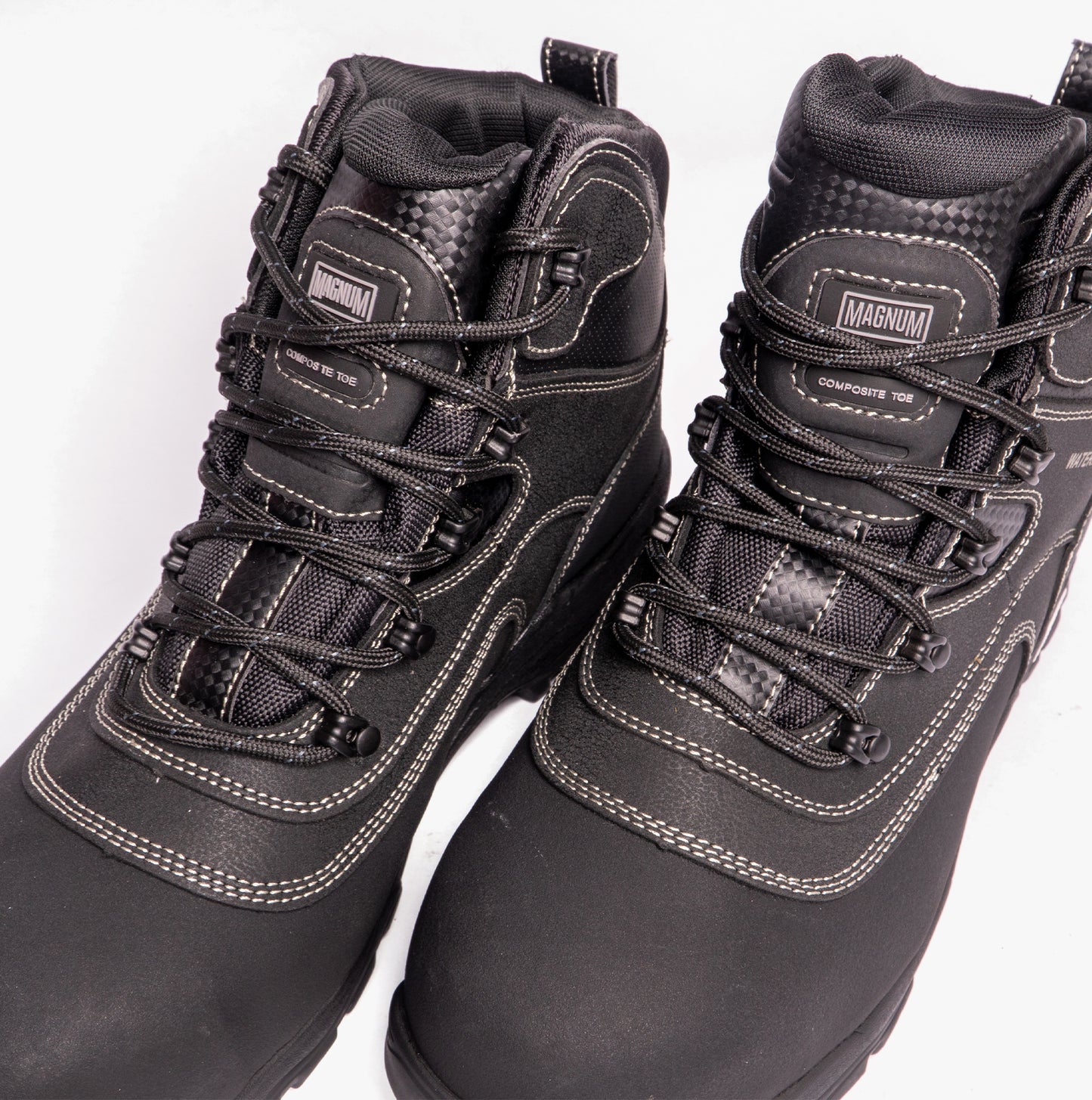 Magnum BROADSIDE 6.0 Mens Leather Industrial Safety Boots Black