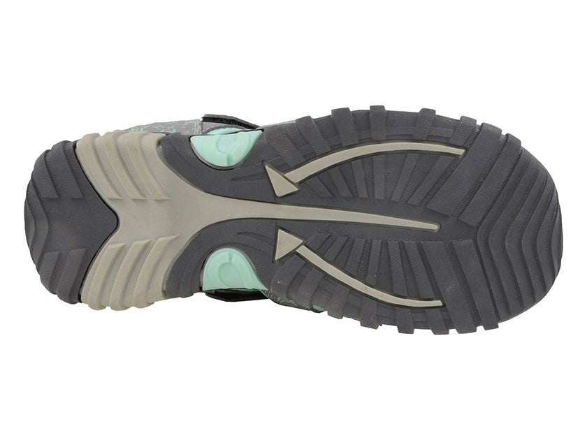 PDQ MILLIE Womens Hiking & Trail Sandals Grey/Mint