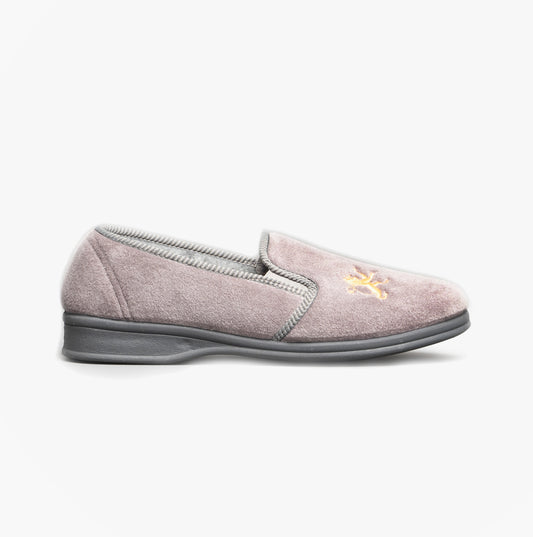 Mirak WARMINSTER Mens Slippers Grey
