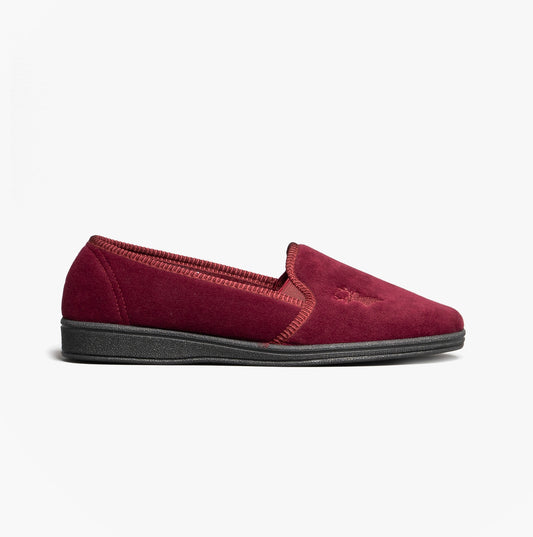 Mirak STAG Mens Slippers Wine