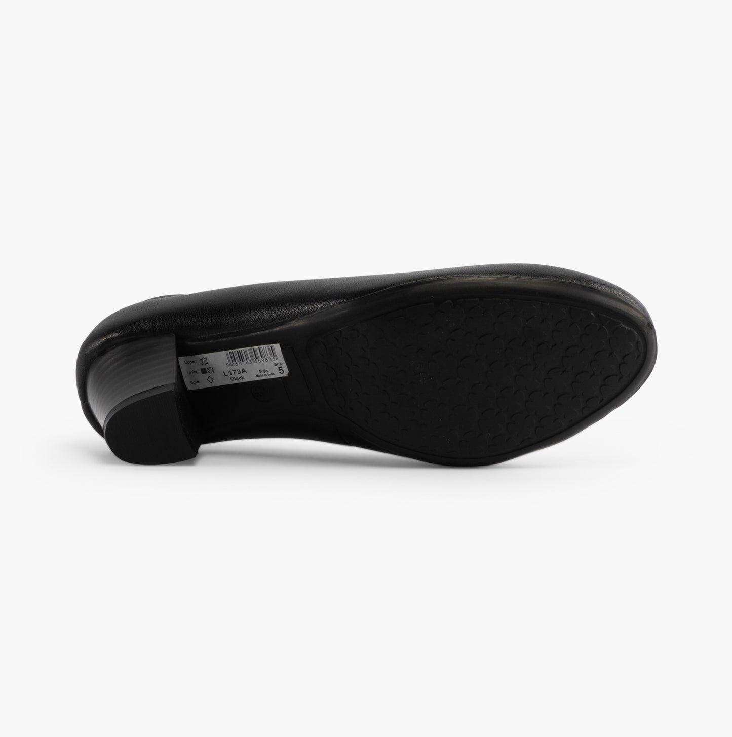 KLEIA Womens Leather Court Shoe Black