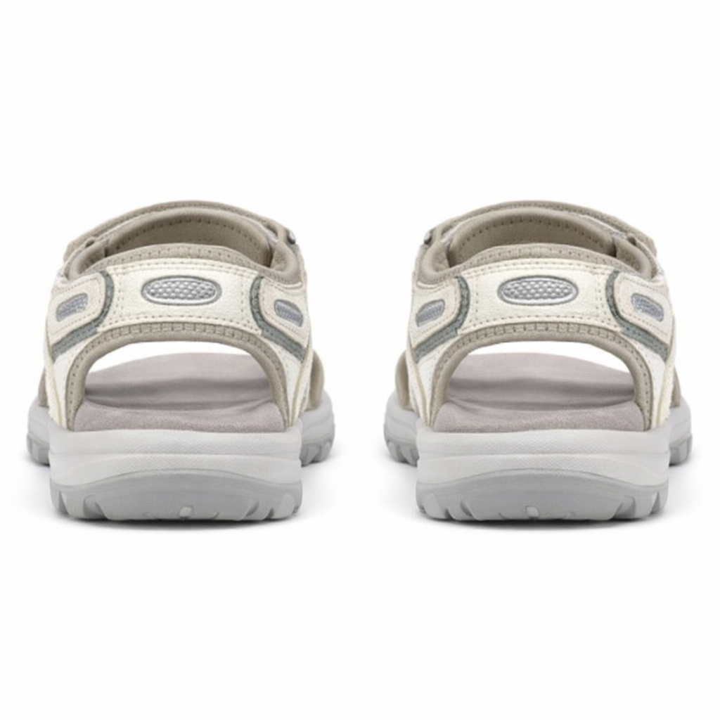 Mod Comfys JESS Womens Ankle Strap Sandals White