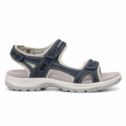 Mod Comfys JESS Womens Ankle Strap Sandals Denim Blue
