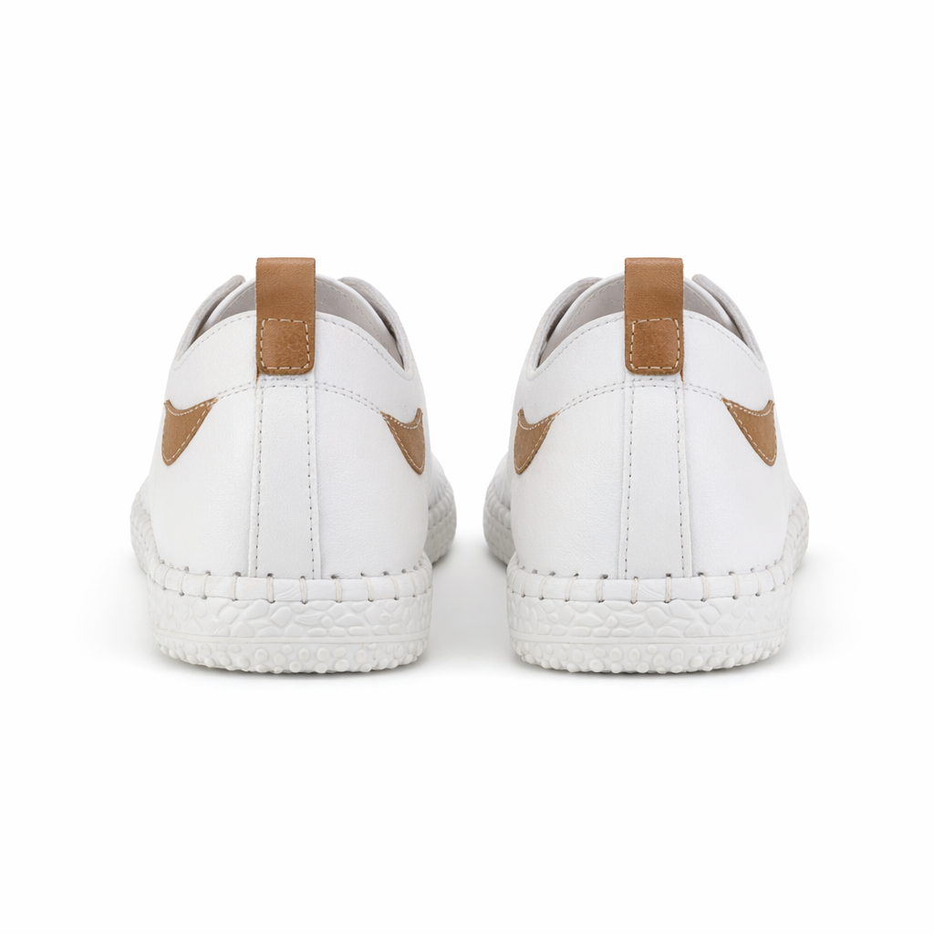 Mod Comfys GWEN Womens Casual Shoes White