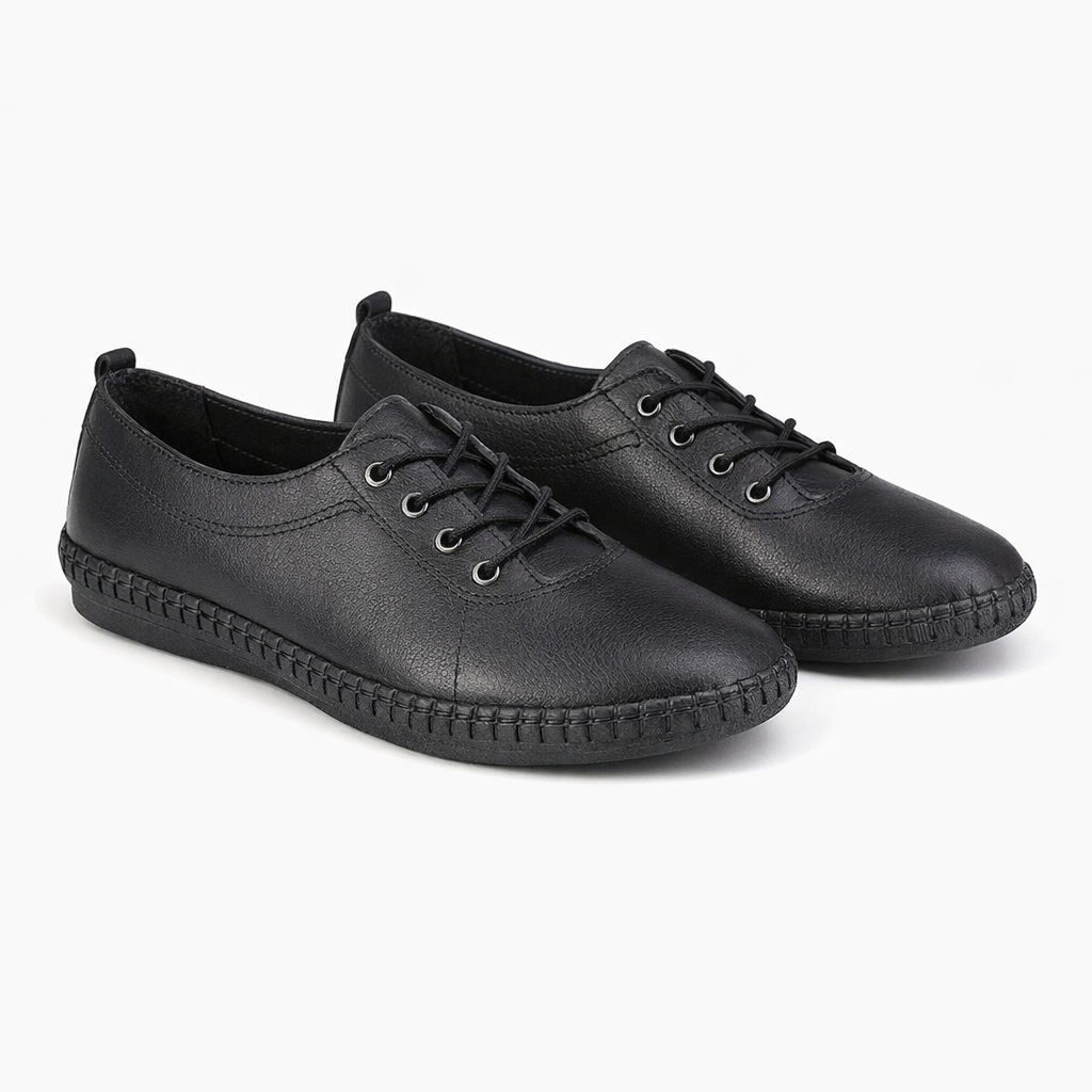 Mod Comfys LOUISE Womens Comfort Shoes Black