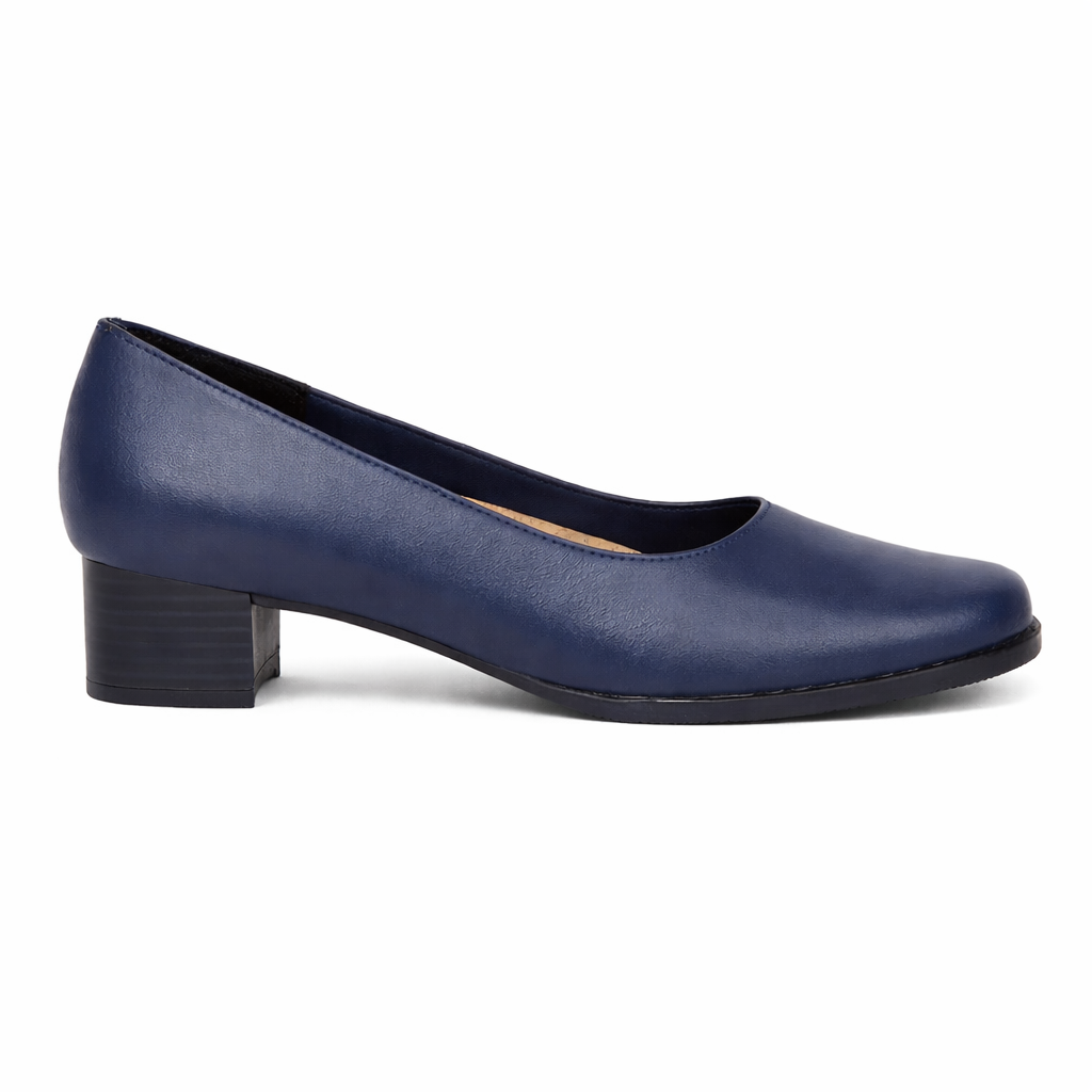 Mod Comfys L989 Womens Court Shoes Navy