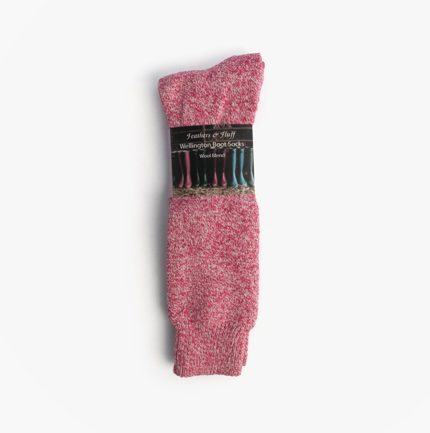 Mud Dogs Womens Welly Boot Socks Pink