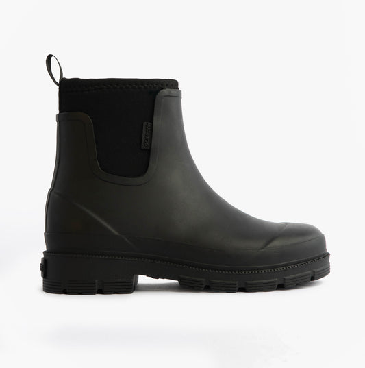 Mud Dogs BROOKE Womens Ankle Neoprene Wellies Black