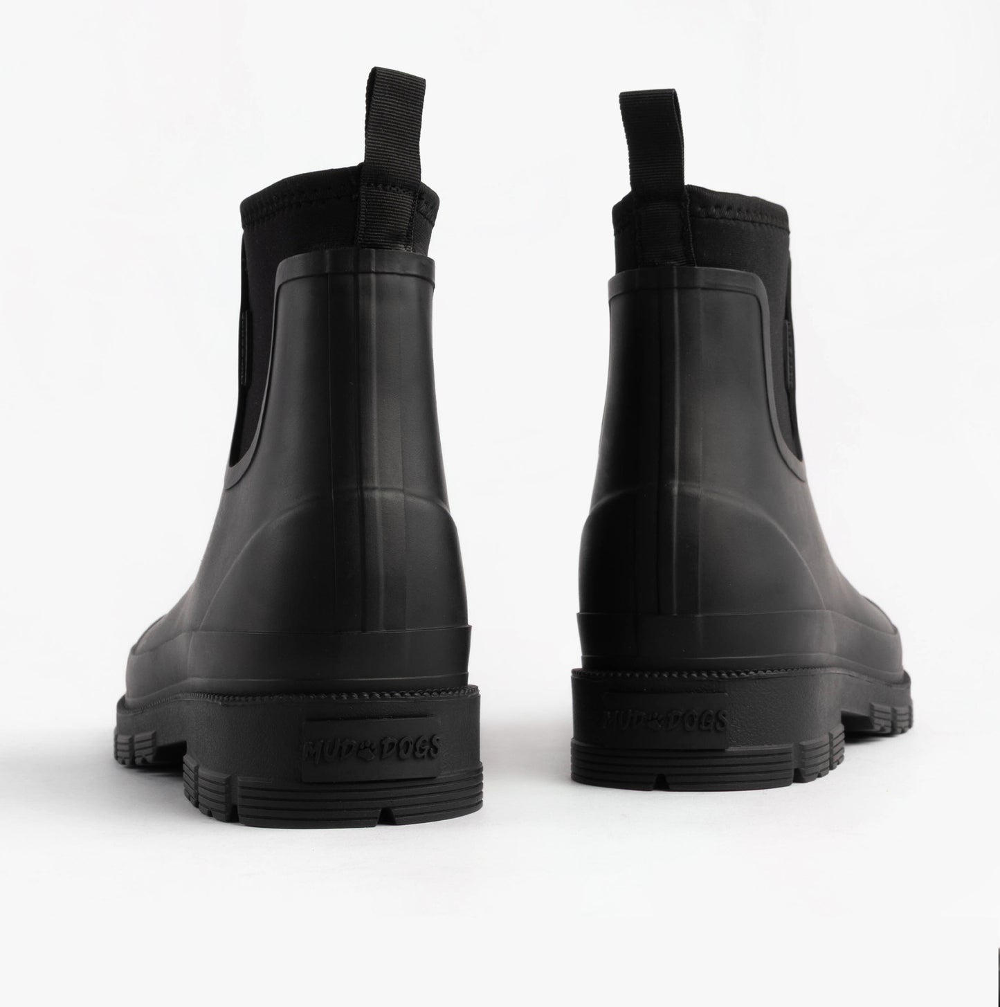 Mud Dogs BROOKE Womens Ankle Neoprene Wellies Black