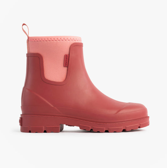 Mud Dogs BROOKE Womens Ankle Neoprene Wellies Pink