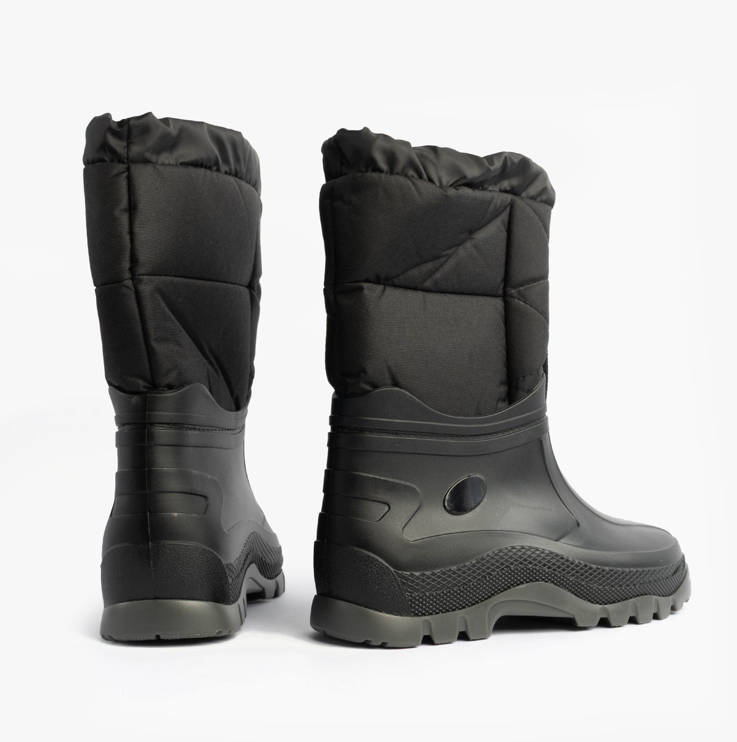 Mud Dogs NORDIC Mens Warm Lined Boots Black