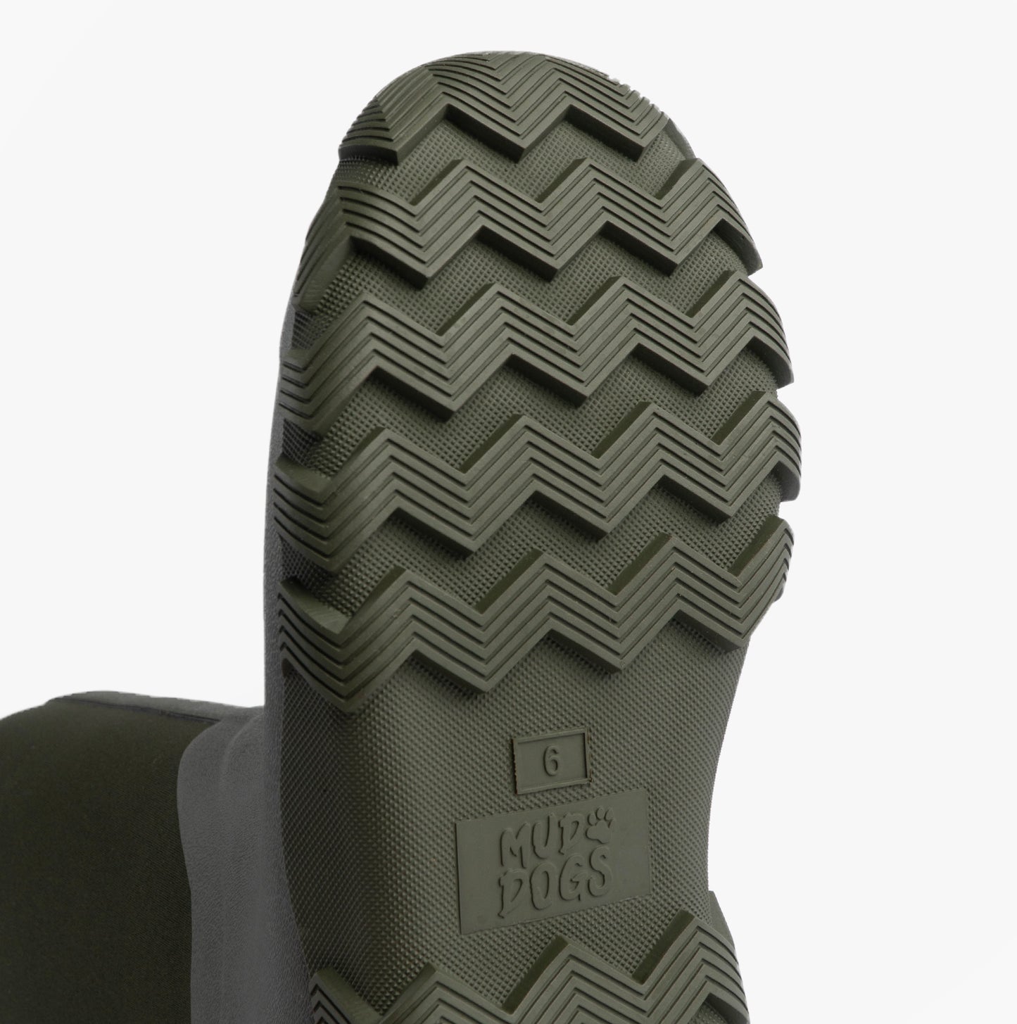 Mud Dogs RUTLAND TALL Neoprene Wellies Olive