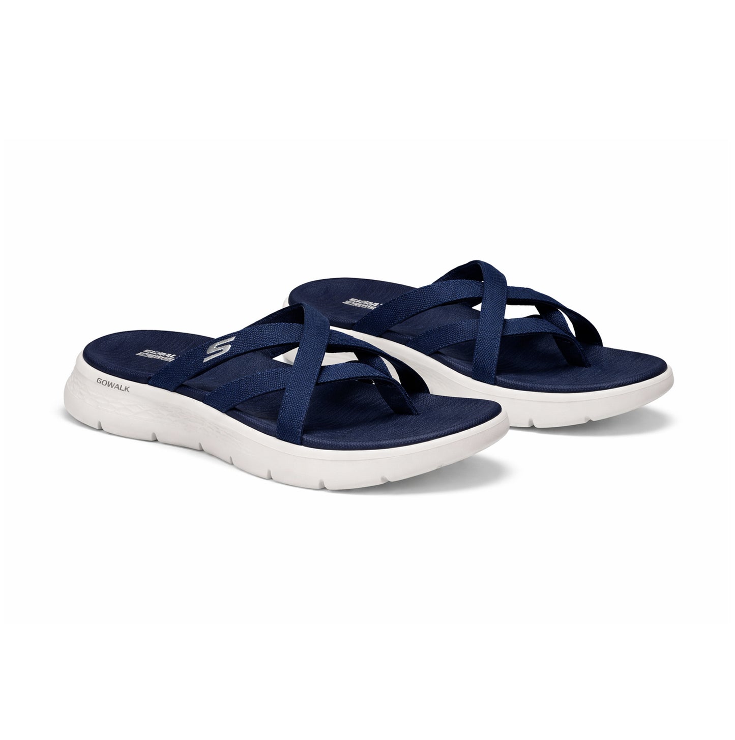 Skechers GO WALK FLEX SANDAL-SSSELENA Womens Mules Sandals Navy