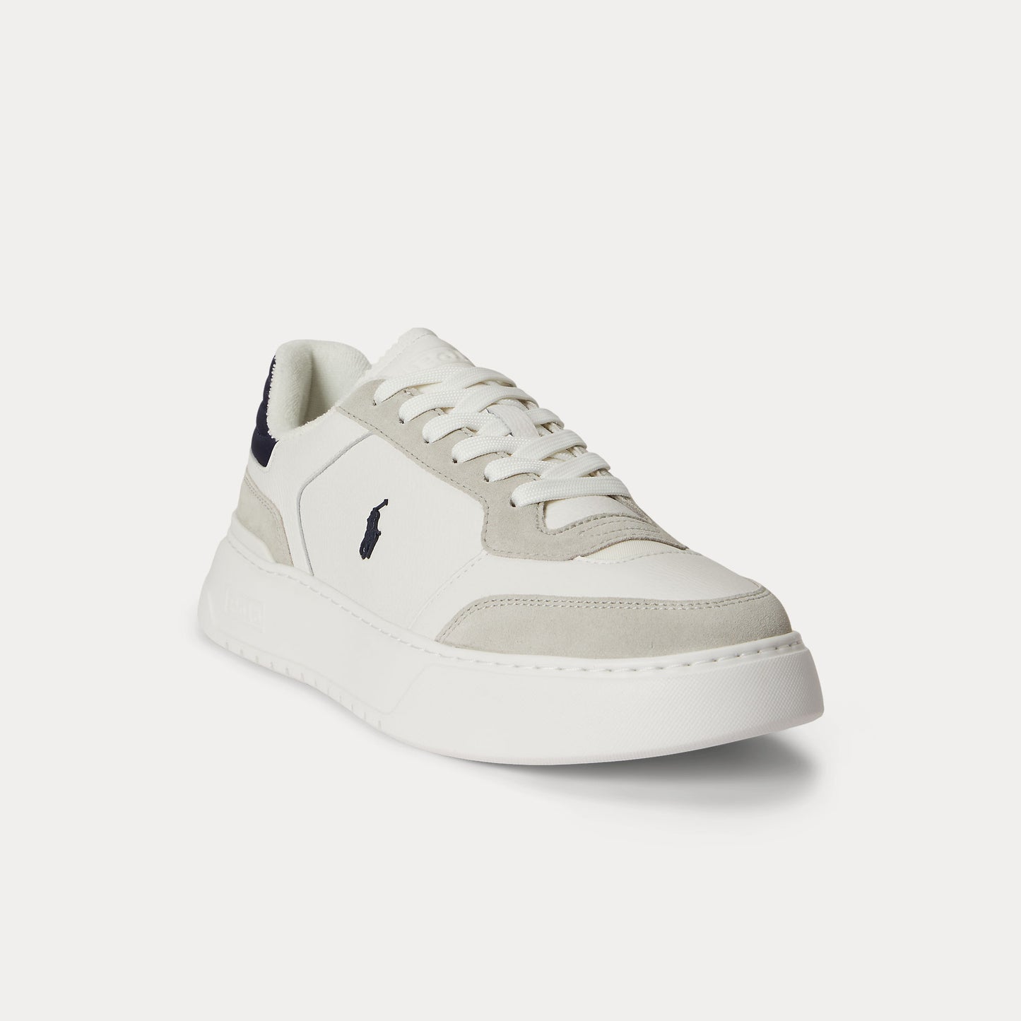 Polo Ralph Lauren RLITE SPORT Mens Casual Trainers Off White/Navy