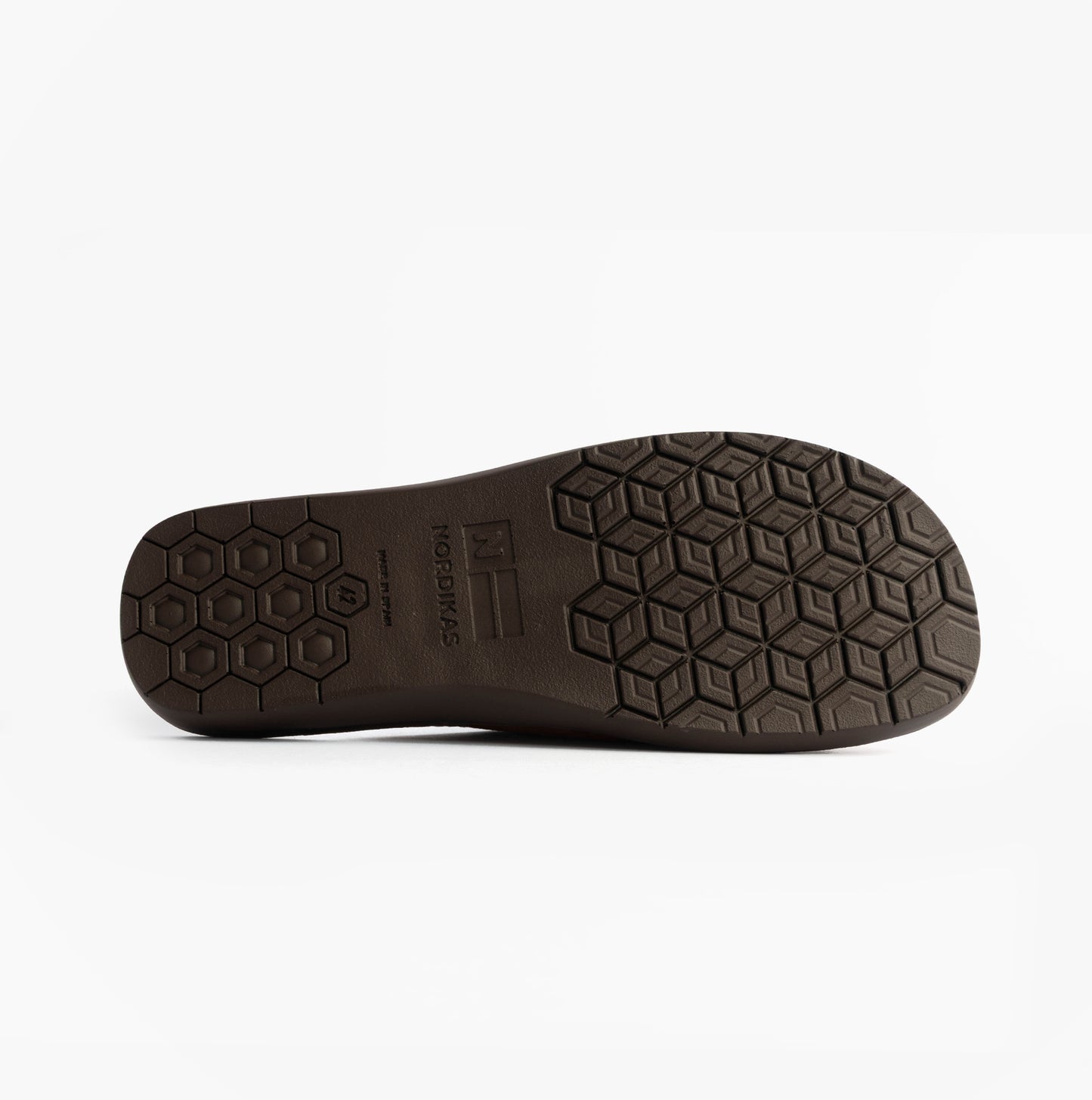 Nordikas 131 Mens Suede Mule Slippers Brown