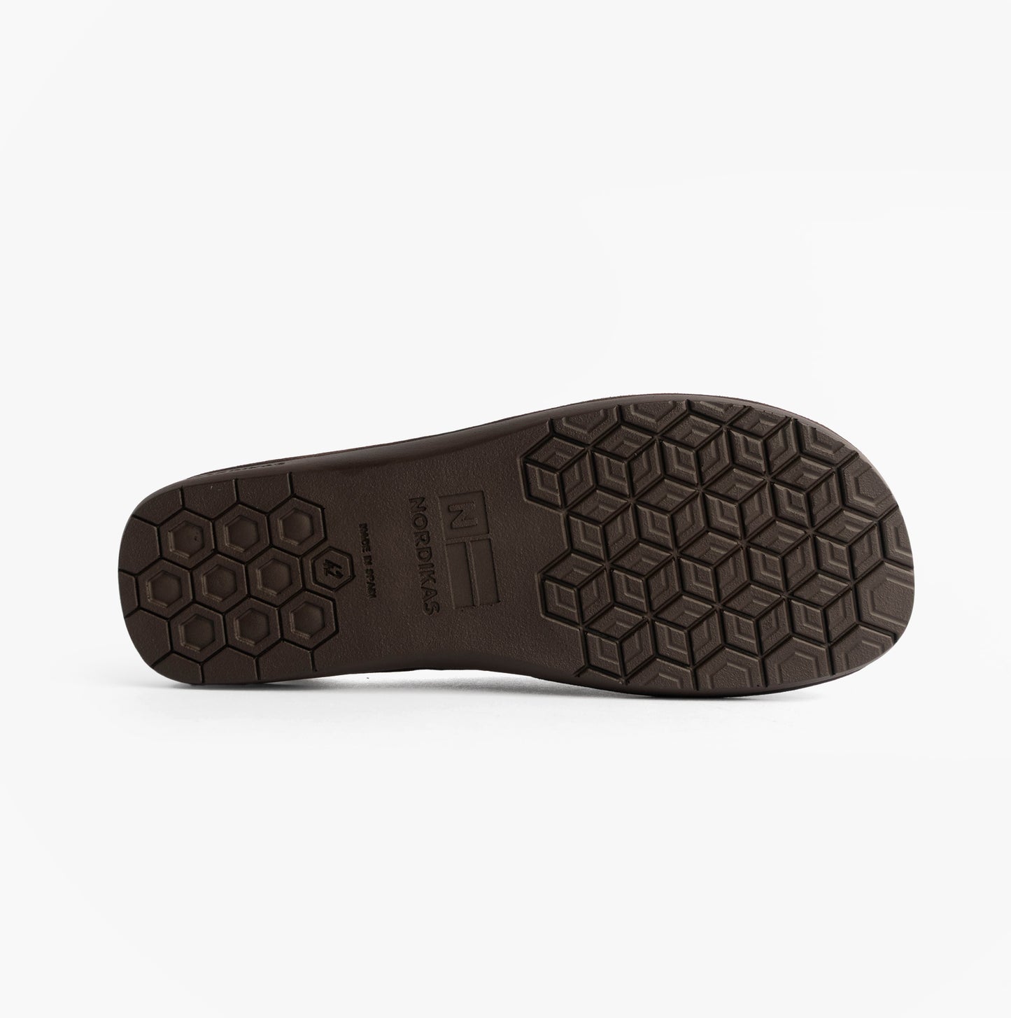 Nordikas 131 Mens Suede Mule Slippers Black
