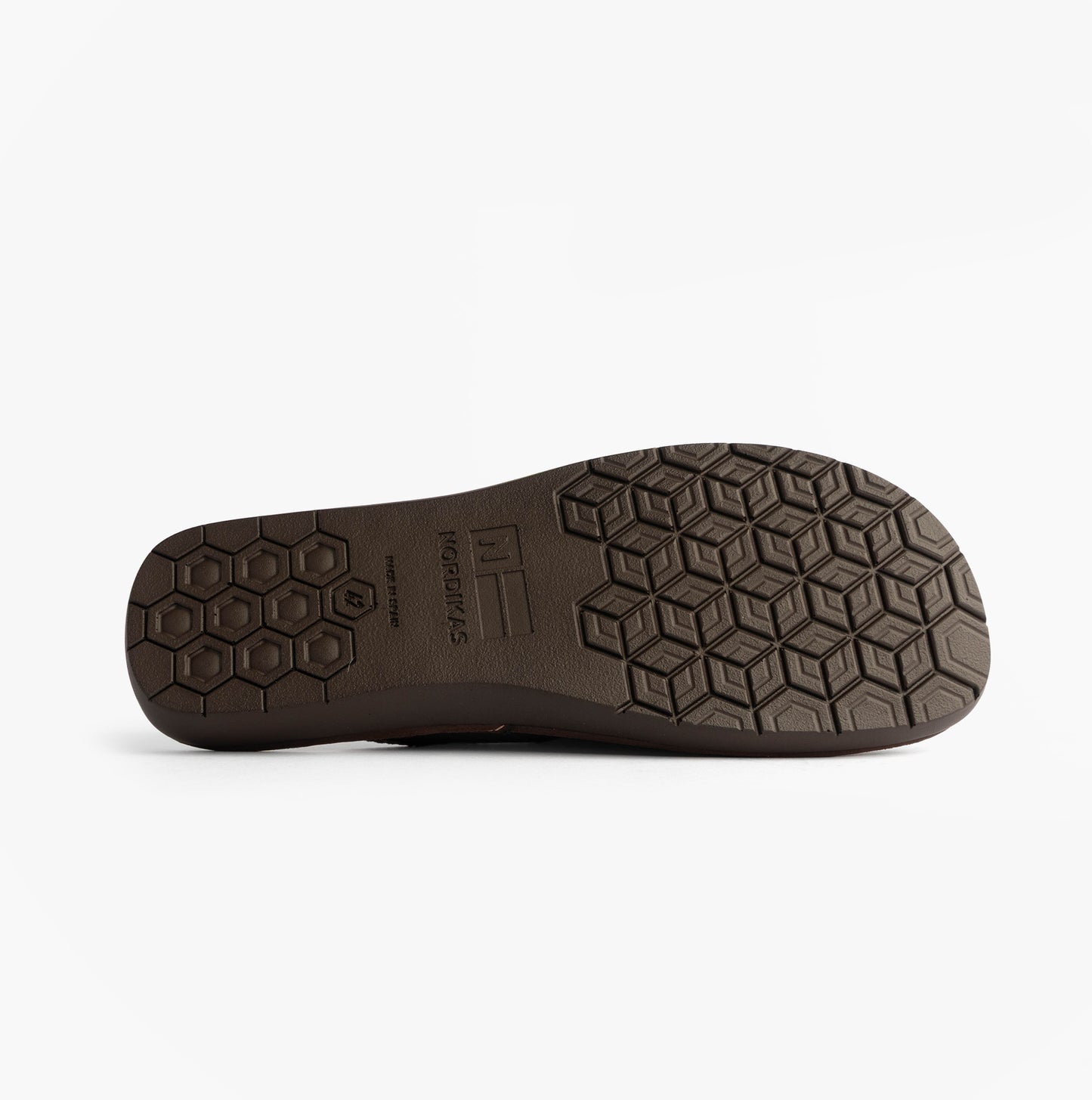 Nordikas 131 Mens Leather Mule Slippers Moka