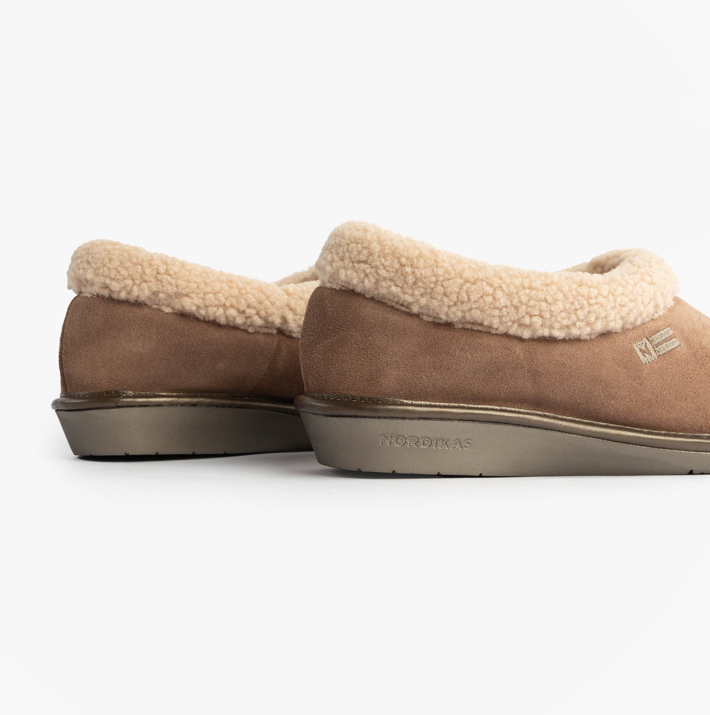 Nordikas 1754 Womens Full Fur Cuff Slippers Piedra