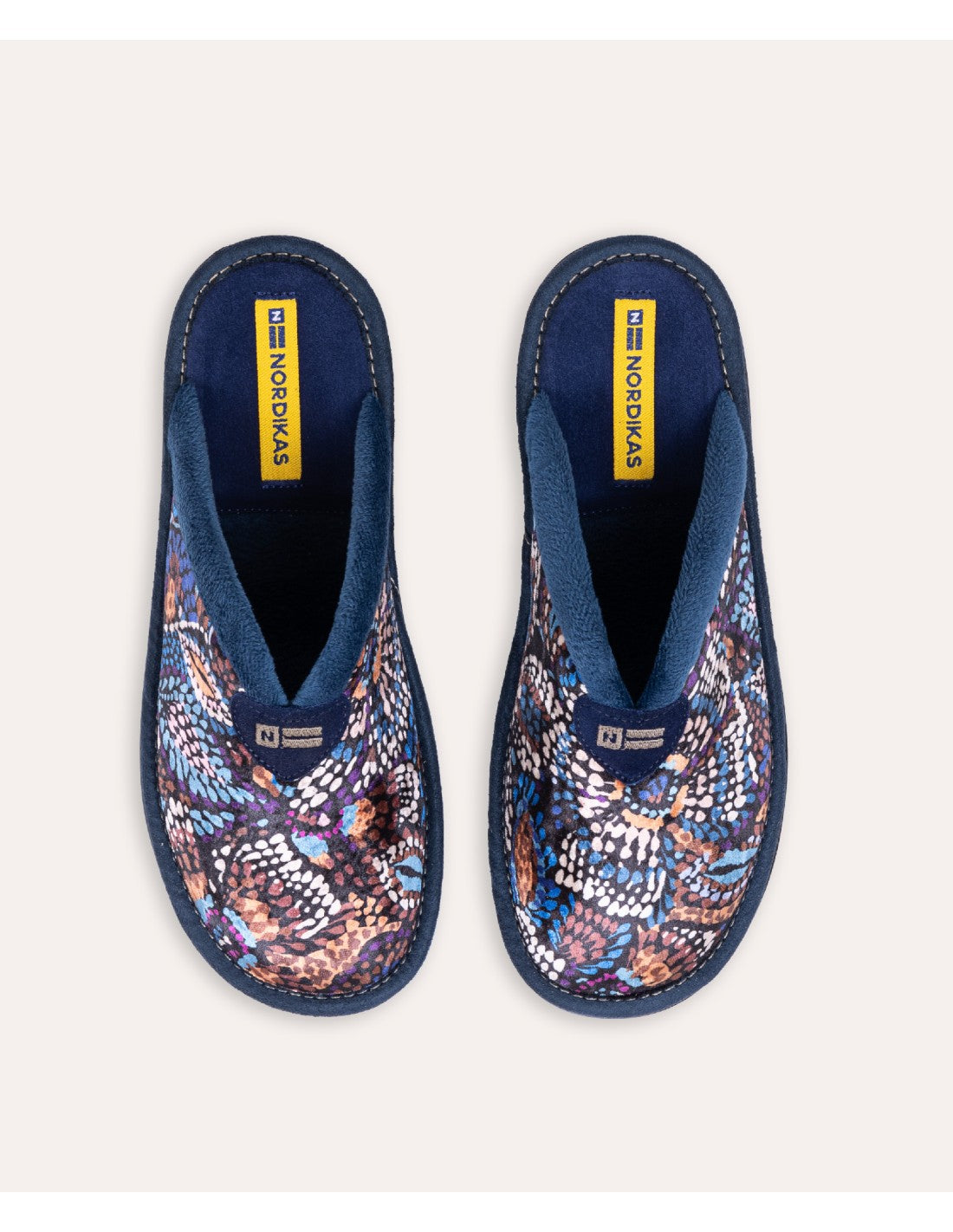 Nordikas 2155 Womens Mule Slippers Multi