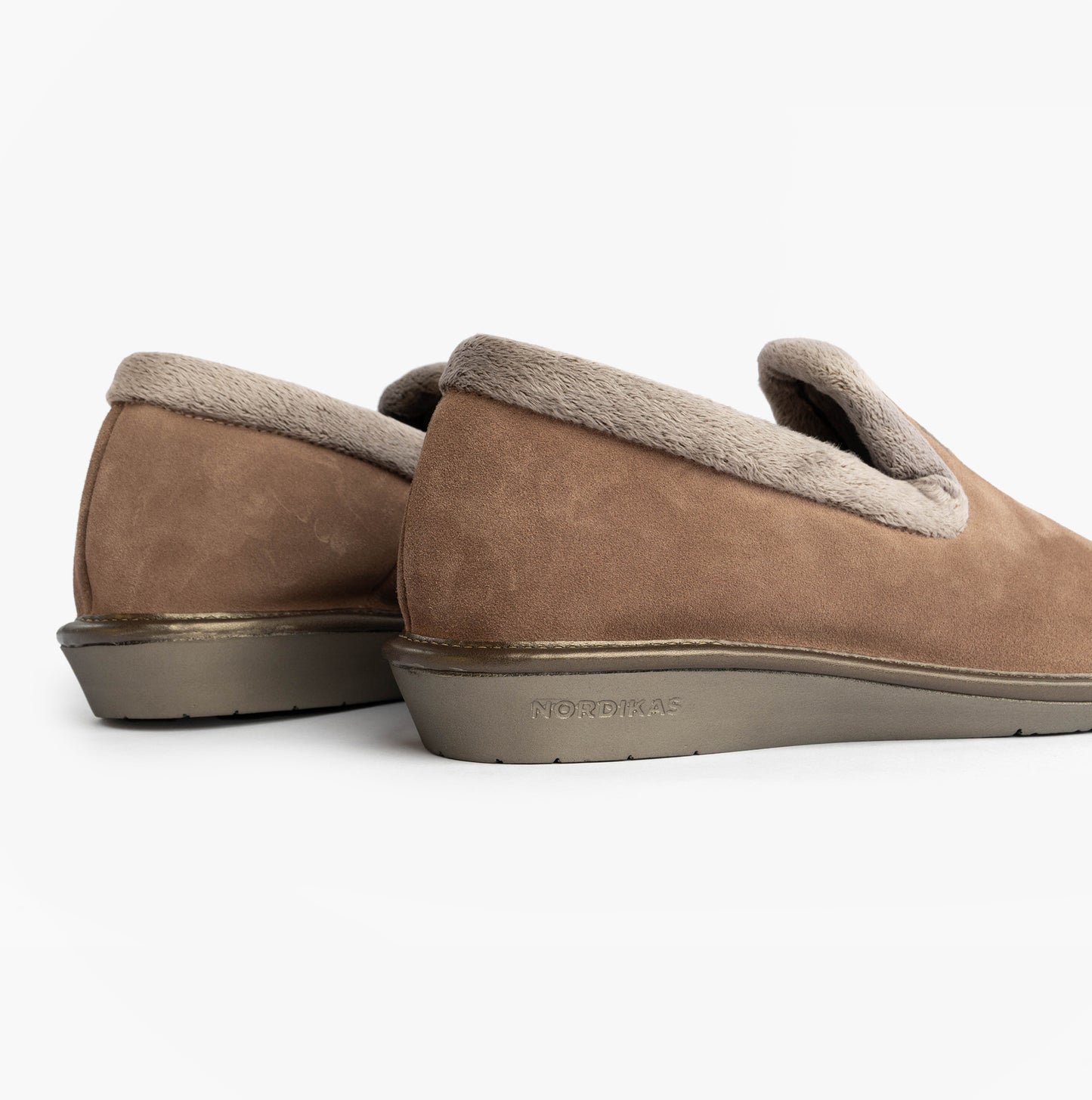 Nordikas 305 Womens Suede Full Slippers Piedra